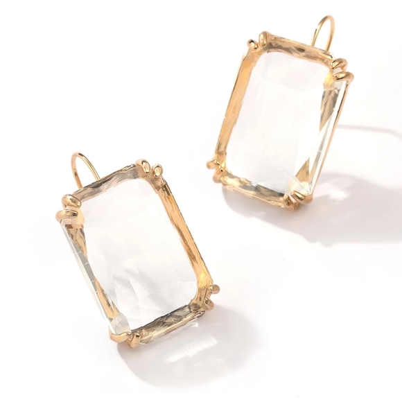 💖HP💖Bohemia Geometric Square Acrylic Drop - Picture 3 of 3